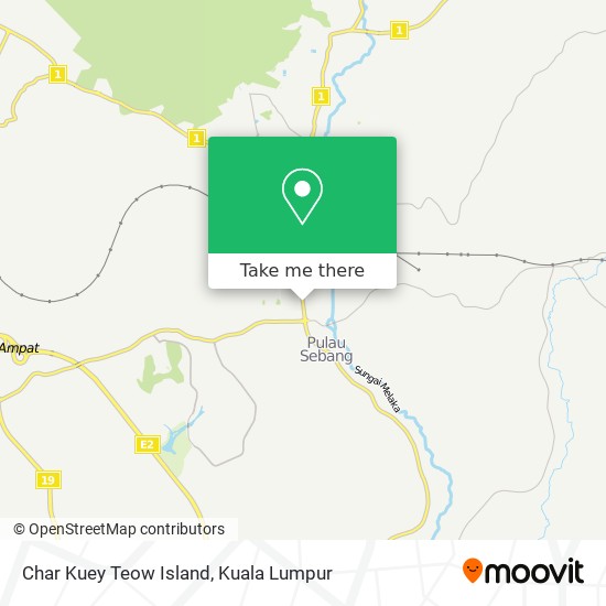 Char Kuey Teow Island map