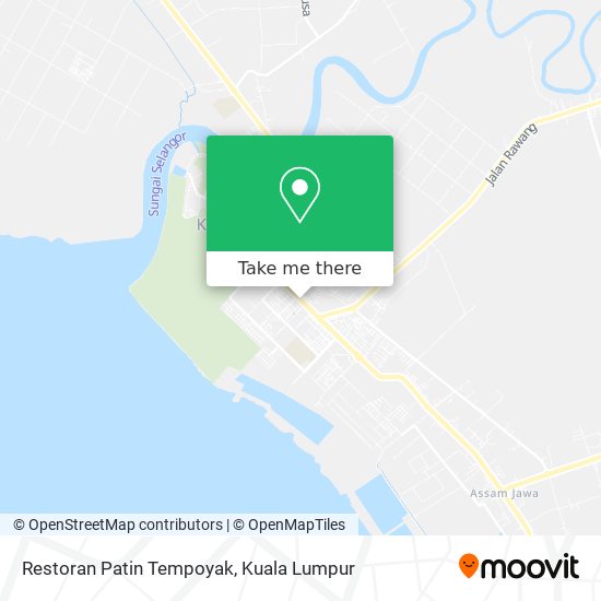 Restoran Patin Tempoyak map