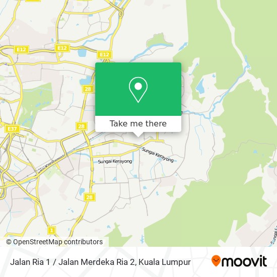 Jalan Ria 1 / Jalan Merdeka Ria 2 map