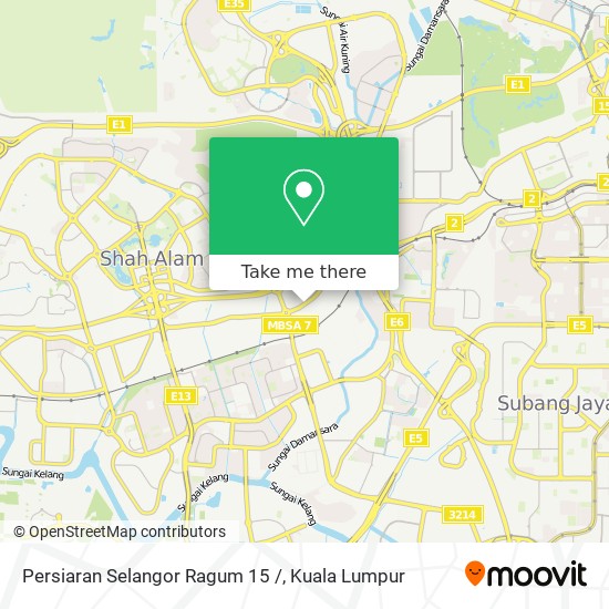 Persiaran Selangor Ragum 15 / map