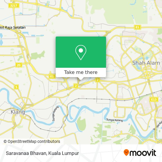 Saravanaa Bhavan map