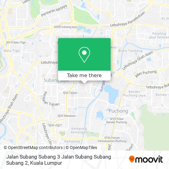 Jalan Subang Subang 3 Jalan Subang Subang Subang 2 map