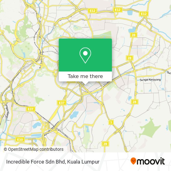 Incredible Force Sdn Bhd map