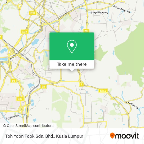 Toh Yoon Fook Sdn. Bhd. map