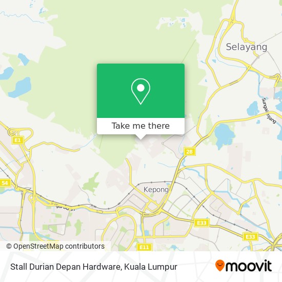 Stall Durian Depan Hardware map