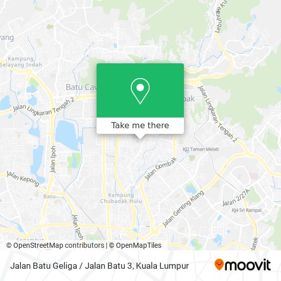 Peta Jalan Batu Geliga / Jalan Batu 3