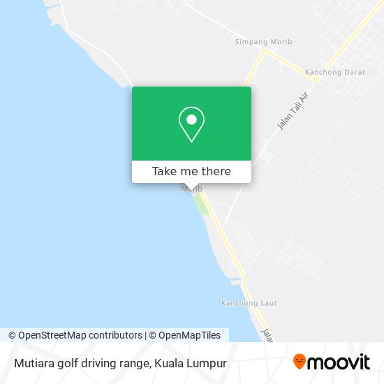 Mutiara golf driving range map