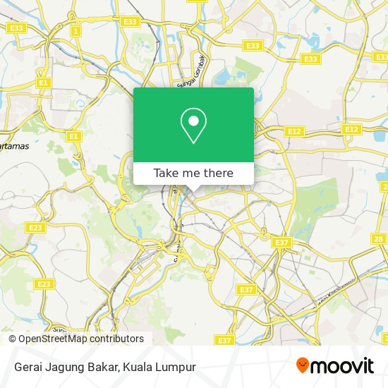 Gerai Jagung Bakar map