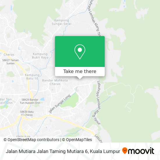 Jalan Mutiara Jalan Taming Mutiara 6 map