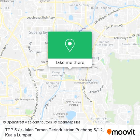 TPP 5 / / Jalan Taman Perindustrian Puchong 5 / 12 map