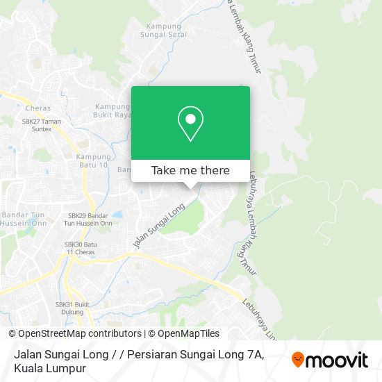 Jalan Sungai Long / / Persiaran Sungai Long 7A map