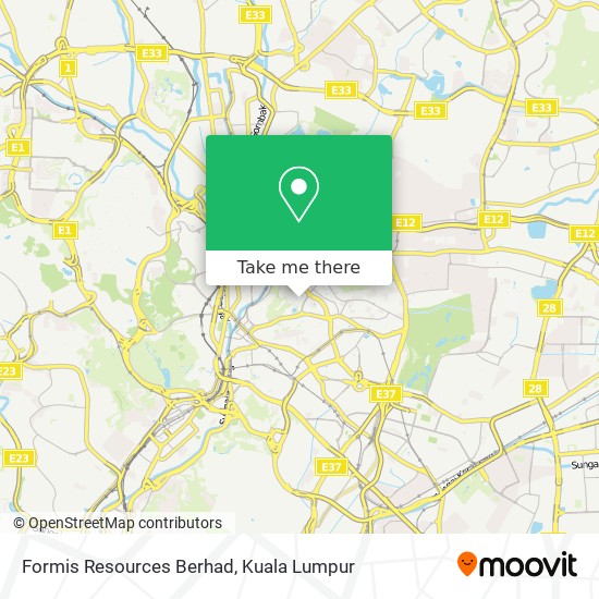 Formis Resources Berhad map