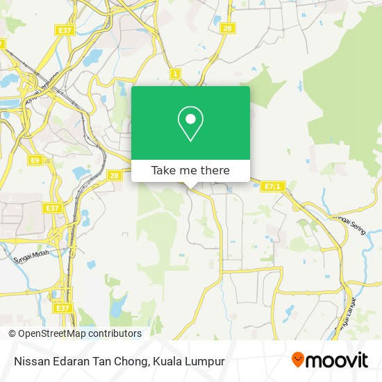 Peta Nissan Edaran Tan Chong