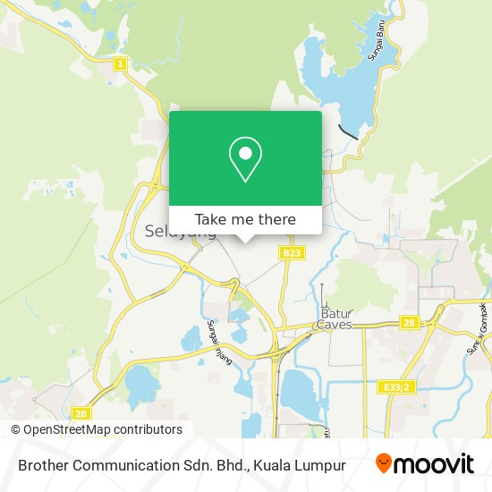 Brother Communication Sdn. Bhd. map