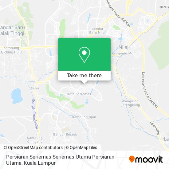 Persiaran Seriemas Seriemas Utama Persiaran Utama map