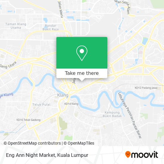 Eng Ann Night Market map