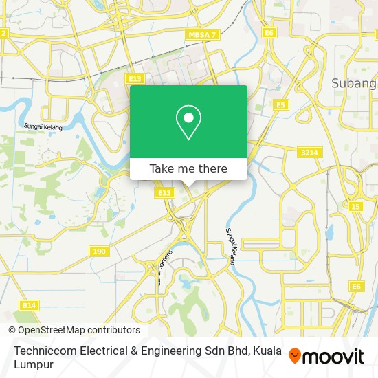 Techniccom Electrical & Engineering Sdn Bhd map