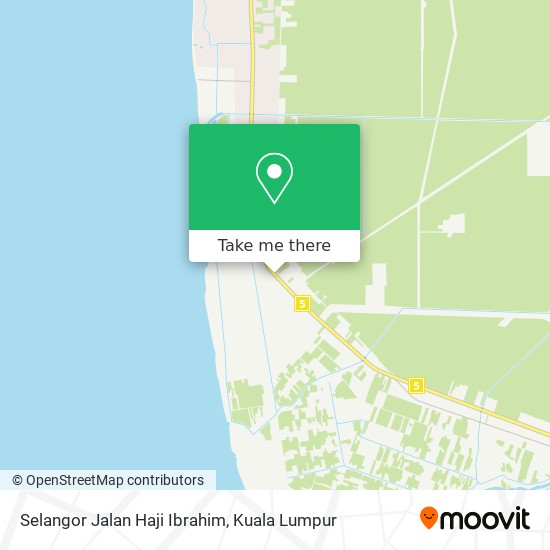 Selangor Jalan Haji Ibrahim map