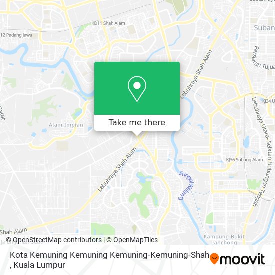 Kota Kemuning Kemuning Kemuning-Kemuning-Shah map