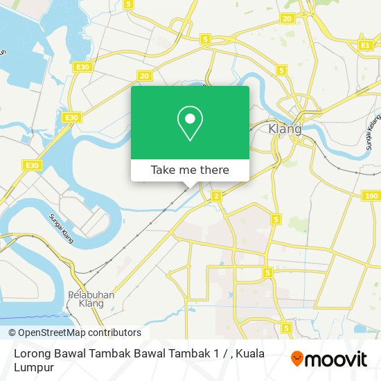 Lorong Bawal Tambak Bawal Tambak 1 / map