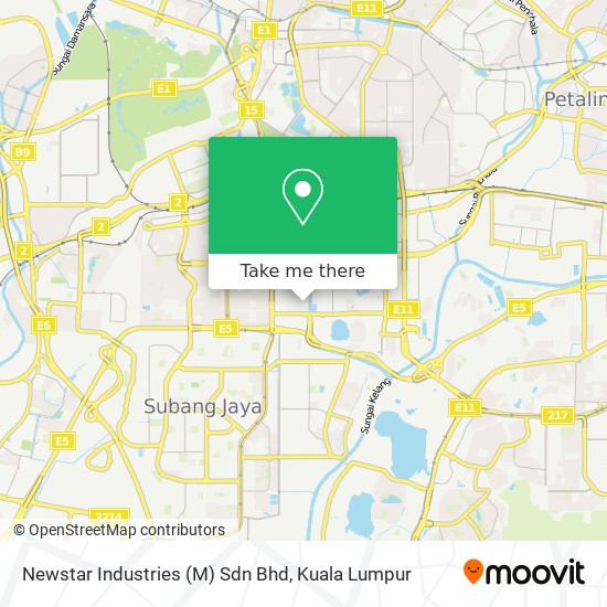 Newstar Industries (M) Sdn Bhd map