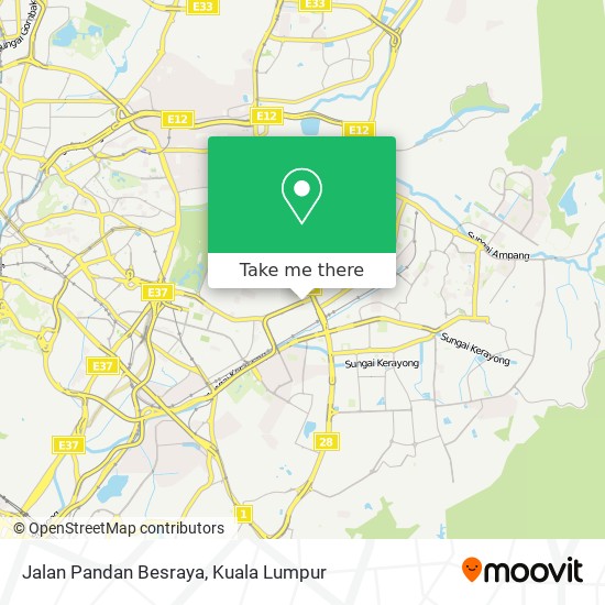 Jalan Pandan Besraya map