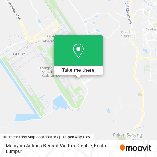 Malaysia Airlines Berhad Visitors Centre map