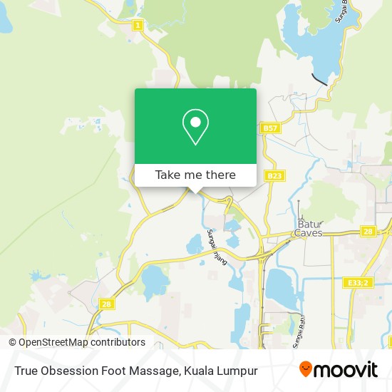 True Obsession Foot Massage map
