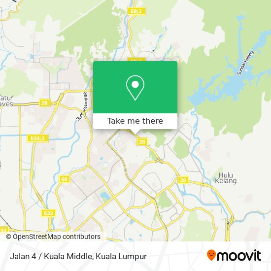 Jalan 4 / Kuala Middle map