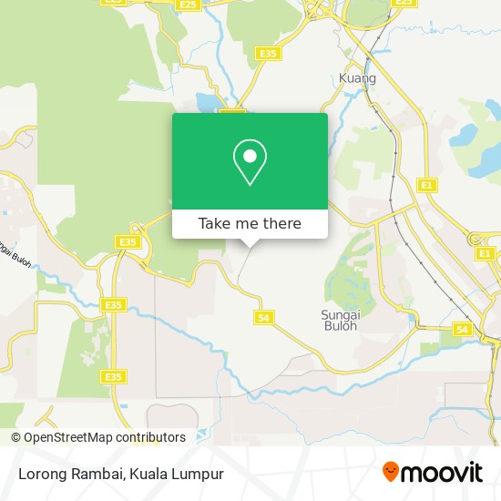 Lorong Rambai map