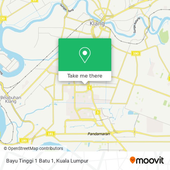 Bayu Tinggi 1 Batu 1 map