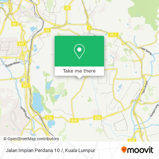 Jalan Impian Perdana 10 / map