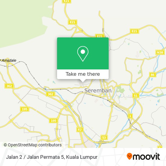 Jalan 2 / Jalan Permata 5 map