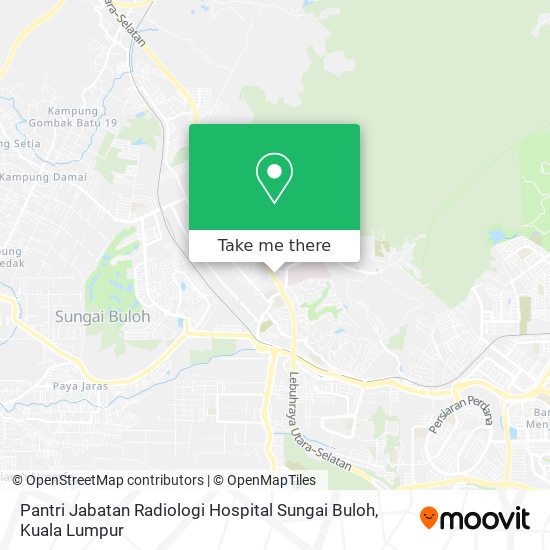 Peta Pantri Jabatan Radiologi Hospital Sungai Buloh