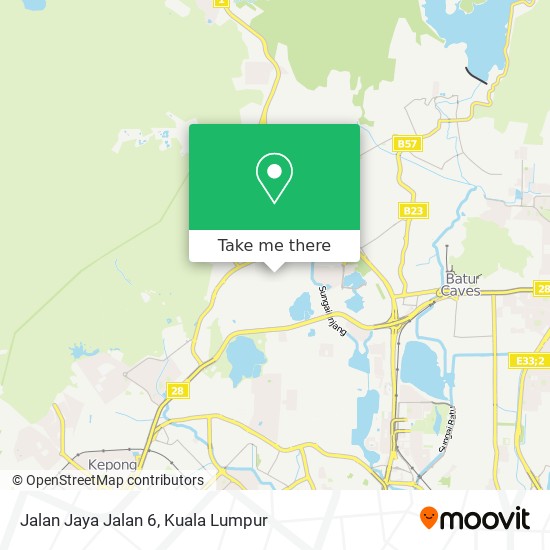 Jalan Jaya Jalan 6 map