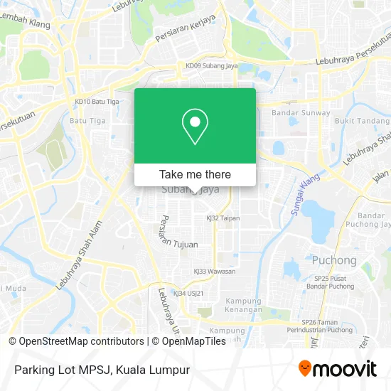 Parking Lot MPSJ map