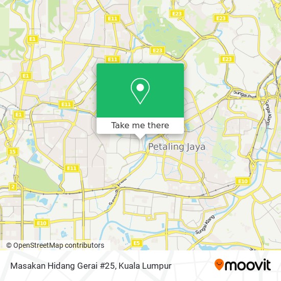 Masakan Hidang Gerai #25 map