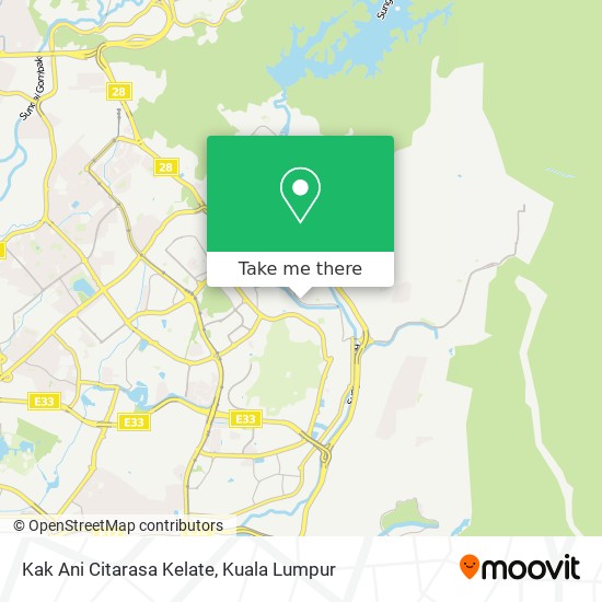 Kak Ani Citarasa Kelate map