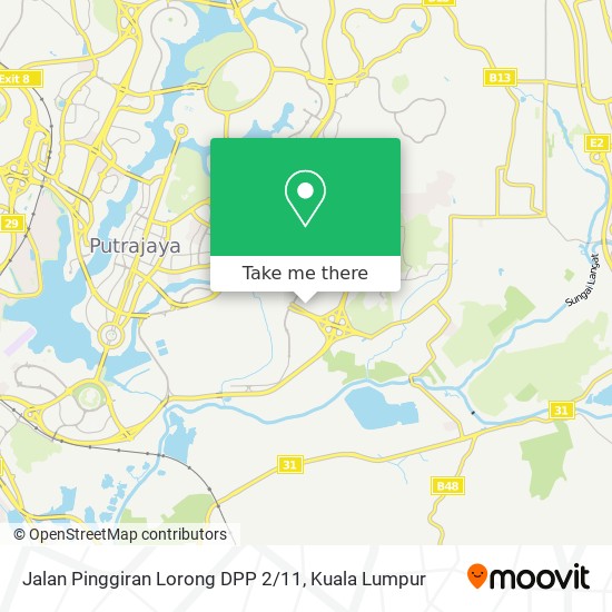 Jalan Pinggiran Lorong DPP 2 / 11 map
