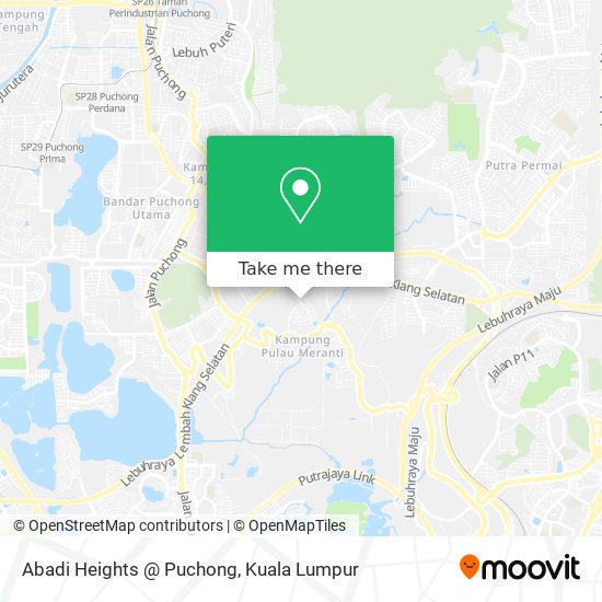 Abadi Heights @ Puchong map