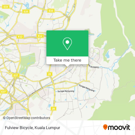 Fulview Bicycle map