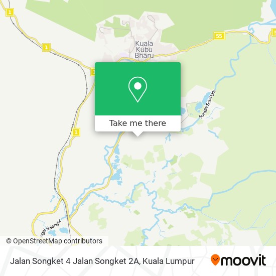 Peta Jalan Songket 4 Jalan Songket 2A