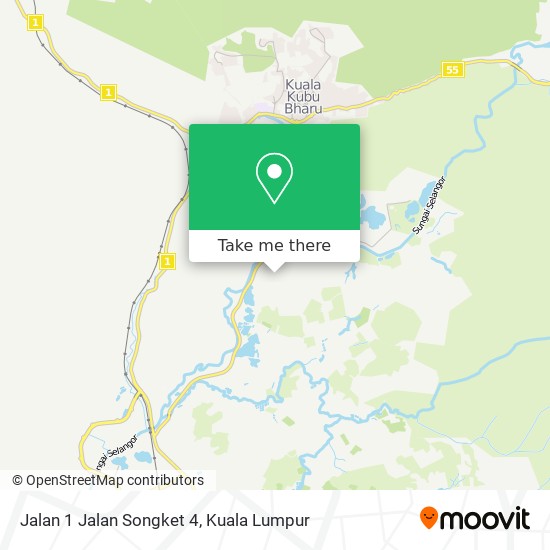 Jalan 1 Jalan Songket 4 map