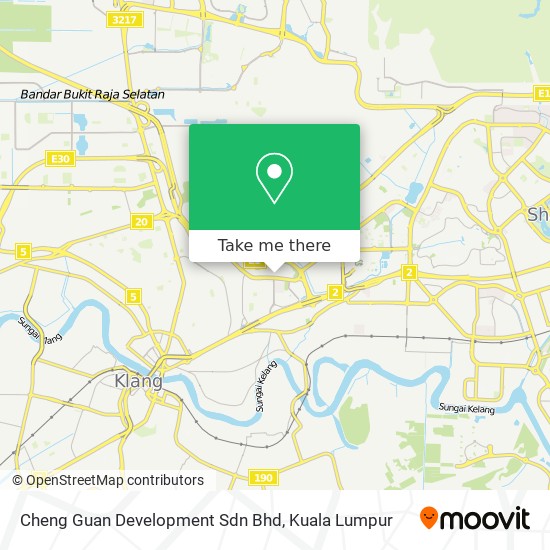 Cheng Guan Development Sdn Bhd map