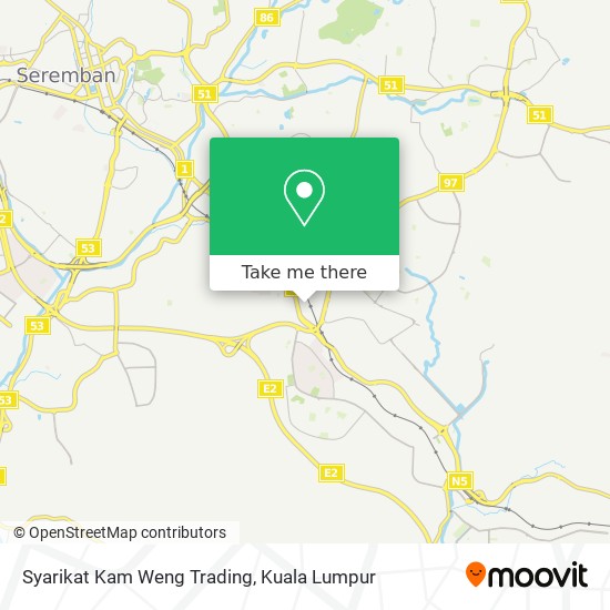 Peta Syarikat Kam Weng Trading