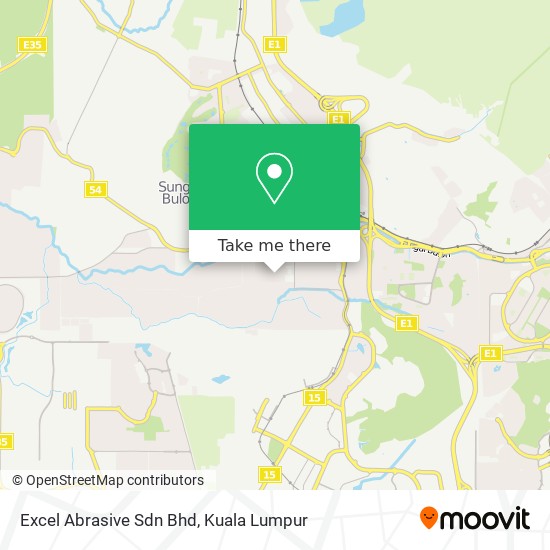 Excel Abrasive Sdn Bhd map