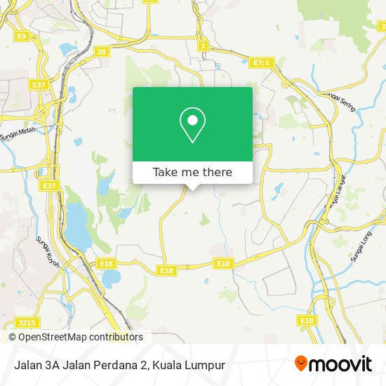 Peta Jalan 3A Jalan Perdana 2