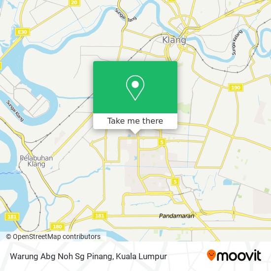 Peta Warung Abg Noh Sg Pinang