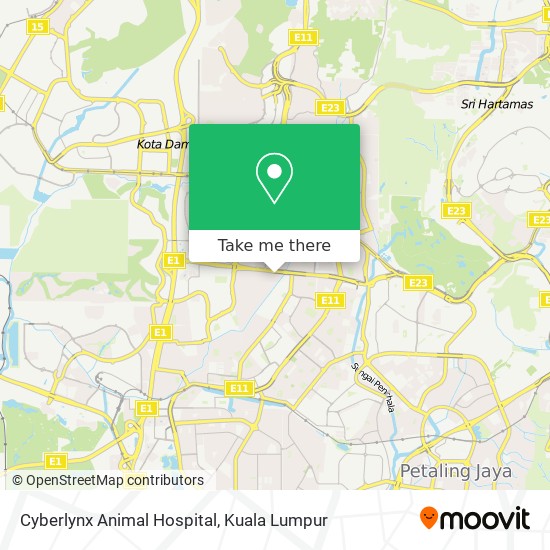 Cyberlynx Animal Hospital map