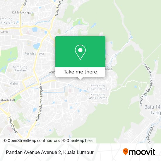 Pandan Avenue Avenue 2 map